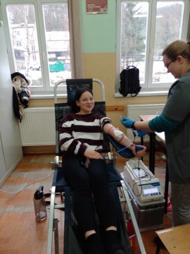 Noworoczna Akcja Krwiodawstwa w ZS w Czchowie - 18 stycznia 2024