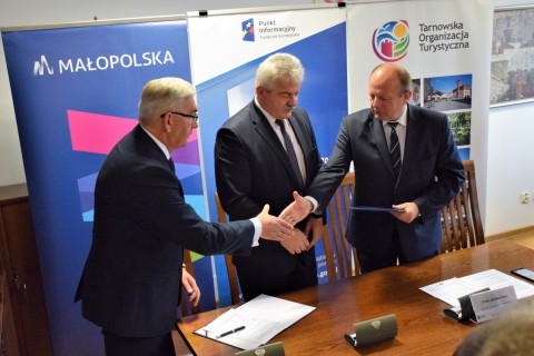 Trasy Rowerowe Pogórza - podpisanie umowy - 27 września 2018
