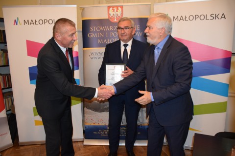 Powiat liderem w Małopolsce - wręczenie nagród - 17 października 2018