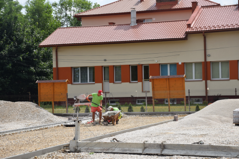 Budowa parkingu przy ul. Piastowskiej - 23 lipca 2019