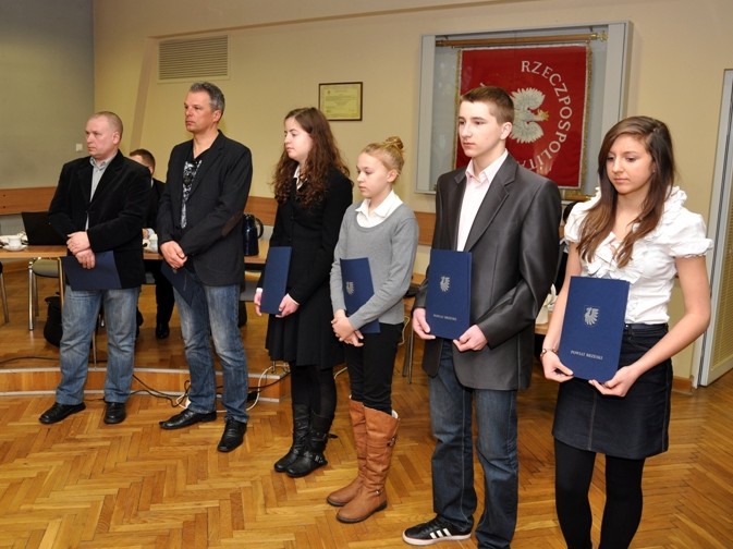 Wręczenie stypendiów sportowych, Brzesko - 28 lutego 2012