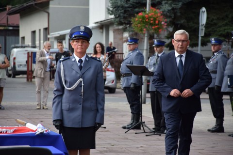 Przekazanie Sztandaru dla Komendy Powiatowej Policji w Brzesku - 6 września 2019