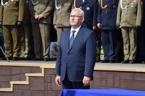 Przekazanie Sztandaru dla Komendy Powiatowej Policji w Brzesku - 6 września 2019