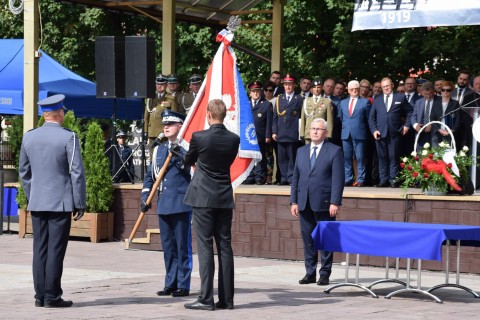 Przekazanie Sztandaru dla Komendy Powiatowej Policji w Brzesku - 6 września 2019