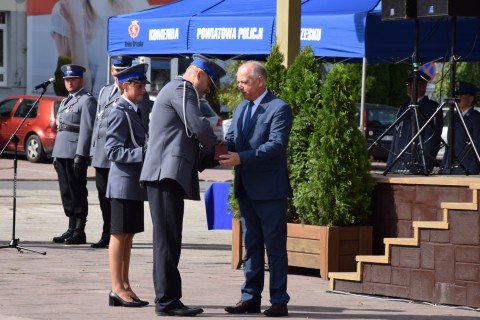 Przekazanie Sztandaru dla Komendy Powiatowej Policji w Brzesku - 6 września 2019