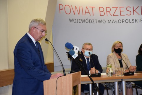 Wizyta Ministra Andrzeja Adamczyka w powiecie brzeskim - 19 listopada 2021