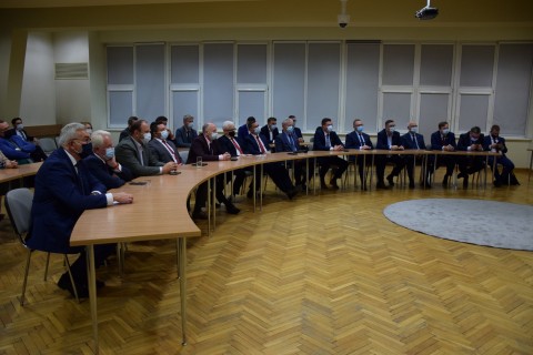 Wizyta Ministra Andrzeja Adamczyka w powiecie brzeskim - 19 listopada 2021