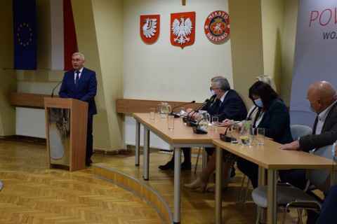 Wizyta Ministra Andrzeja Adamczyka w powiecie brzeskim - 19 listopada 2021