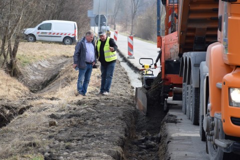 Droga powiatowa Sufczyn - Gwoździec - marzec 2022