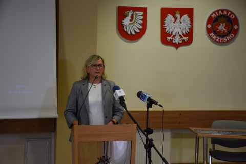 Konferencja prasowa w Starostwie Powiatowym w Brzesku