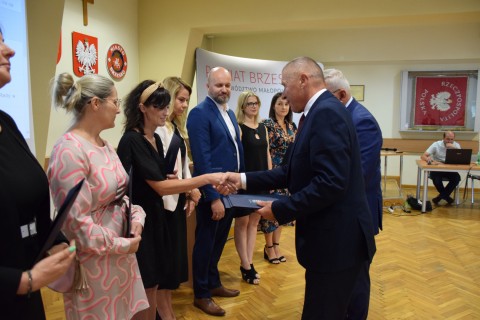 Uroczysta XL Sesja Rady Powiatu Brzeskiego
