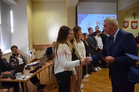 Uroczysta XLI Sesja Rady Powiatu Brzeskiego
