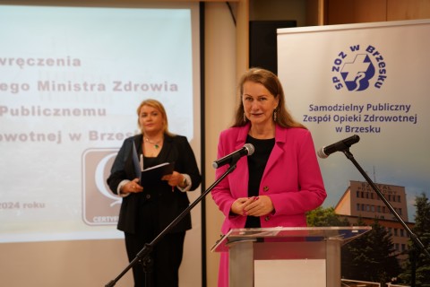 Certyfikat Akredytacyjny Ministra Zdrowia dla brzeskiego szpitala