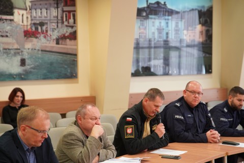 Posiedzenie Powiatowego Zespołu Zarządzania Kryzysowego - 7 listopada 2024