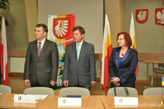 Podpisanie porozumienia międzypowiatowego pomiędzy Powiatem Brzeskim a Powiatem Lęborskim - 14 września 2012