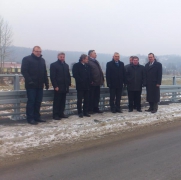 Otwarcie mostu w Uszwi - Grudzień 2012