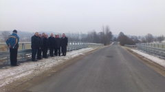 Otwarcie mostu w Uszwi - Grudzień 2012