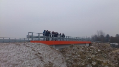Otwarcie mostu w Uszwi - Grudzień 2012