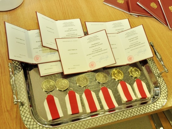 Wręczenie medali za zasługi dla obronności kraju - 5 luty 2013