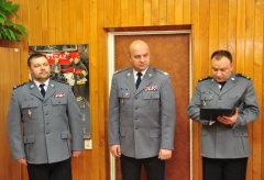 Pożegnanie insp. Roberta Biernata z Komendą Powiatową Policji w Brzesku - 18 luty 2013