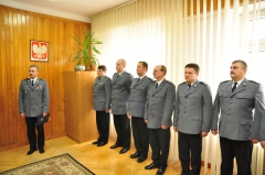 Pożegnanie insp. Roberta Biernata z Komendą Powiatową Policji w Brzesku - 18 luty 2013