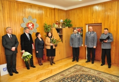 Pożegnanie insp. Roberta Biernata z Komendą Powiatową Policji w Brzesku - 18 luty 2013