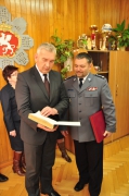 Pożegnanie insp. Roberta Biernata z Komendą Powiatową Policji w Brzesku - 18 luty 2013
