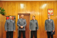 Pożegnanie insp. Roberta Biernata z Komendą Powiatową Policji w Brzesku - 18 luty 2013