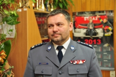 Pożegnanie insp. Roberta Biernata z Komendą Powiatową Policji w Brzesku - 18 luty 2013