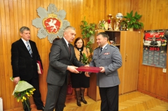 Pożegnanie insp. Roberta Biernata z Komendą Powiatową Policji w Brzesku - 18 luty 2013