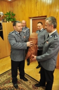 Pożegnanie insp. Roberta Biernata z Komendą Powiatową Policji w Brzesku - 18 luty 2013
