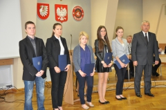 Wręczenie dyplomów za realizację staży - 18 września 2014