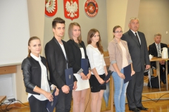 Wręczenie dyplomów za realizację staży - 18 września 2014