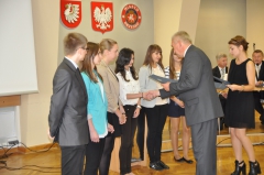 Wręczenie dyplomów za realizację staży - 18 września 2014