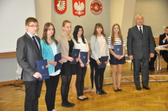 Wręczenie dyplomów za realizację staży - 18 września 2014