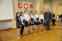 Wręczenie dyplomów za realizację staży - 18 września 2014