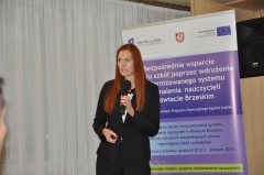 Konferencja podsumowująca pilotażowy projekt "Bezpośrednie wsparcie rozwoju szkół poprzez wdrożenie zmodernizowanego systemu doskonalenia nauczycieli w Powiecie Brzeskim” - 23 września 2014