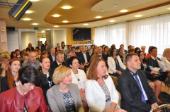 Konferencja podsumowująca pilotażowy projekt "Bezpośrednie wsparcie rozwoju szkół poprzez wdrożenie zmodernizowanego systemu doskonalenia nauczycieli w Powiecie Brzeskim” - 23 września 2014