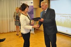Konferencja podsumowująca pilotażowy projekt "Bezpośrednie wsparcie rozwoju szkół poprzez wdrożenie zmodernizowanego systemu doskonalenia nauczycieli w Powiecie Brzeskim” - 23 września 2014