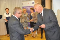 Konferencja podsumowująca pilotażowy projekt "Bezpośrednie wsparcie rozwoju szkół poprzez wdrożenie zmodernizowanego systemu doskonalenia nauczycieli w Powiecie Brzeskim” - 23 września 2014