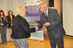 Konferencja podsumowująca pilotażowy projekt "Bezpośrednie wsparcie rozwoju szkół poprzez wdrożenie zmodernizowanego systemu doskonalenia nauczycieli w Powiecie Brzeskim” - 23 września 2014