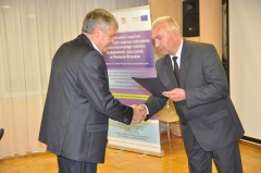 Konferencja podsumowująca pilotażowy projekt "Bezpośrednie wsparcie rozwoju szkół poprzez wdrożenie zmodernizowanego systemu doskonalenia nauczycieli w Powiecie Brzeskim” - 23 września 2014