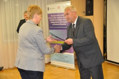 Konferencja podsumowująca pilotażowy projekt "Bezpośrednie wsparcie rozwoju szkół poprzez wdrożenie zmodernizowanego systemu doskonalenia nauczycieli w Powiecie Brzeskim” - 23 września 2014