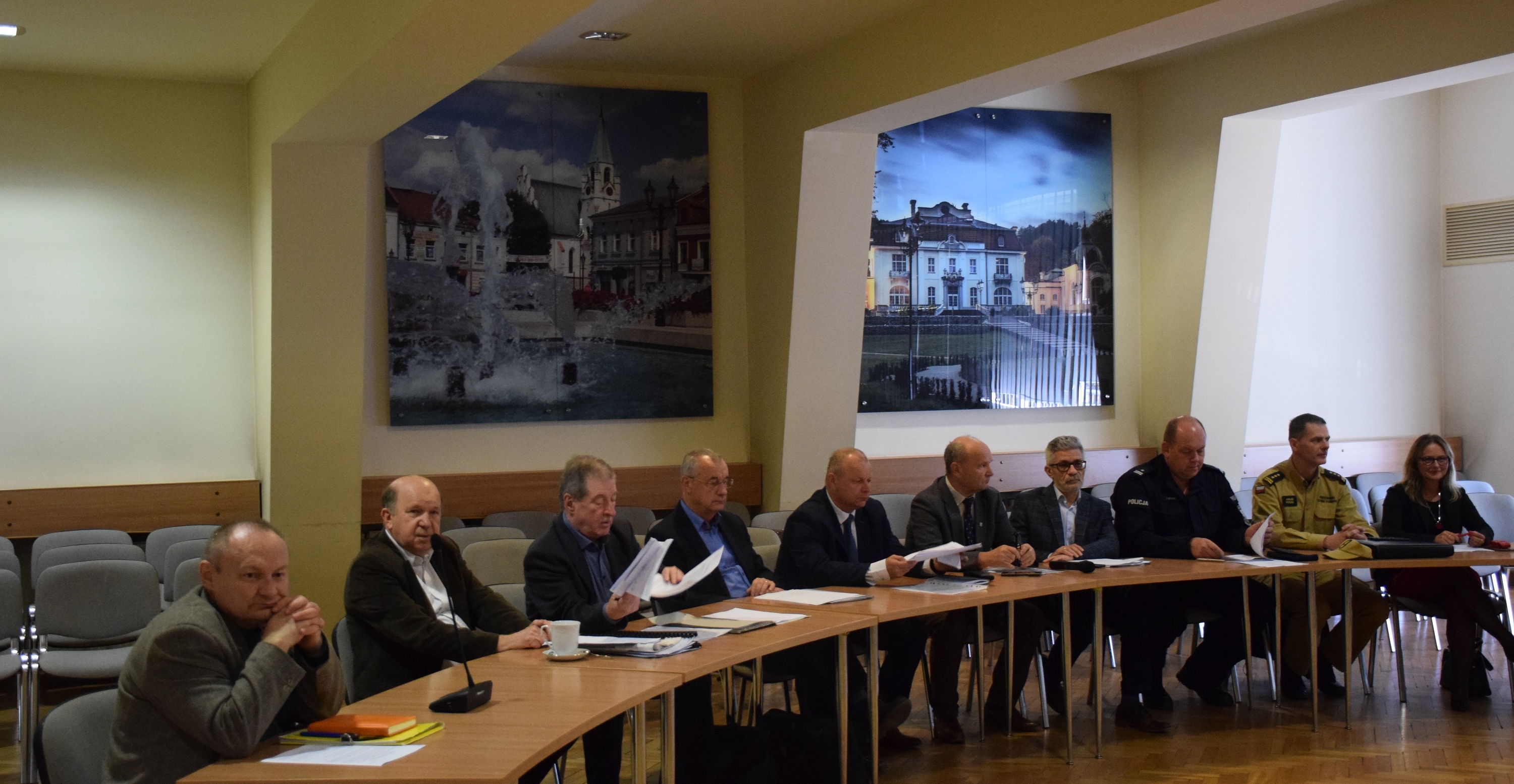 Posiedzenie Powiatowego Zespołu Zarządzania Kryzysowego