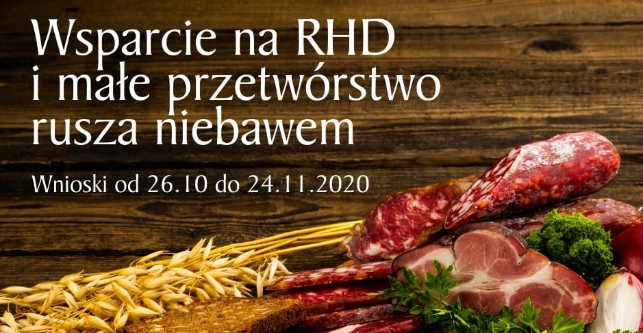 Dotacje na małe przetwórstwo i RHD