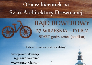 Rajd rowerowy „Obierz kierunek na Szlak Architektury Drewnianej”