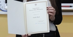 Stypendium Premiera dla Uczennicy technikum w Szczurowej