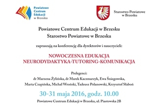 Nowoczesna Edukacja - zaproszenie na konferencję