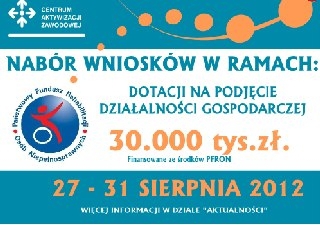 Środki jednorazowe na podjęcie działalności gospodarczej