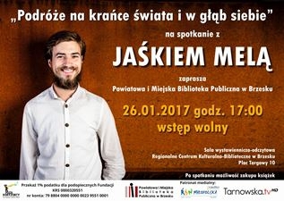 „Podróże na krańce świata i w głąb siebie” - spotkanie z Jaśkiem Melą